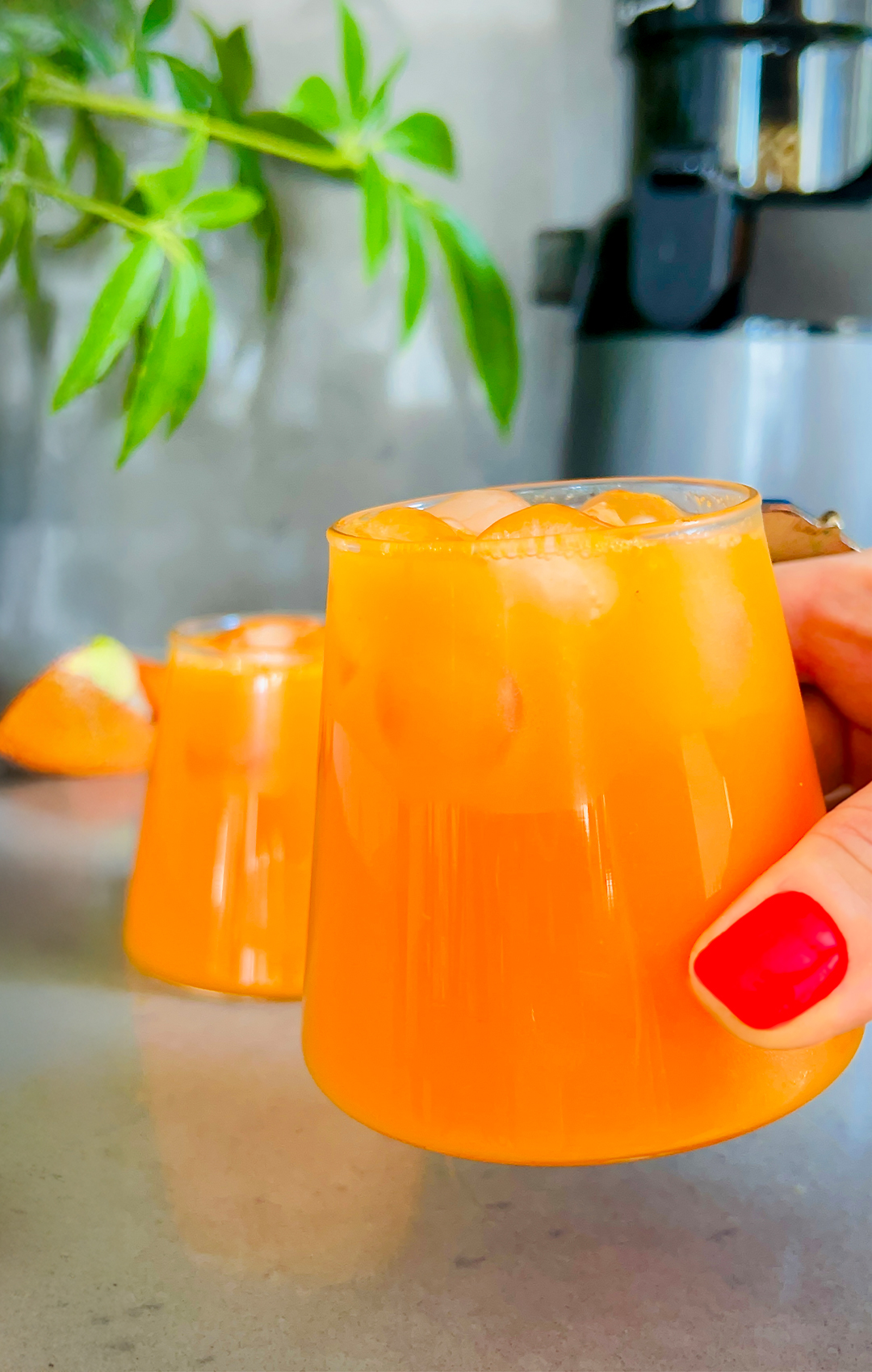 super immune-boosting juice loaded with vitamin C, antioxidants, and anti-inflammatory properties – made with orange, carrot, ginger, and fresh turmeric