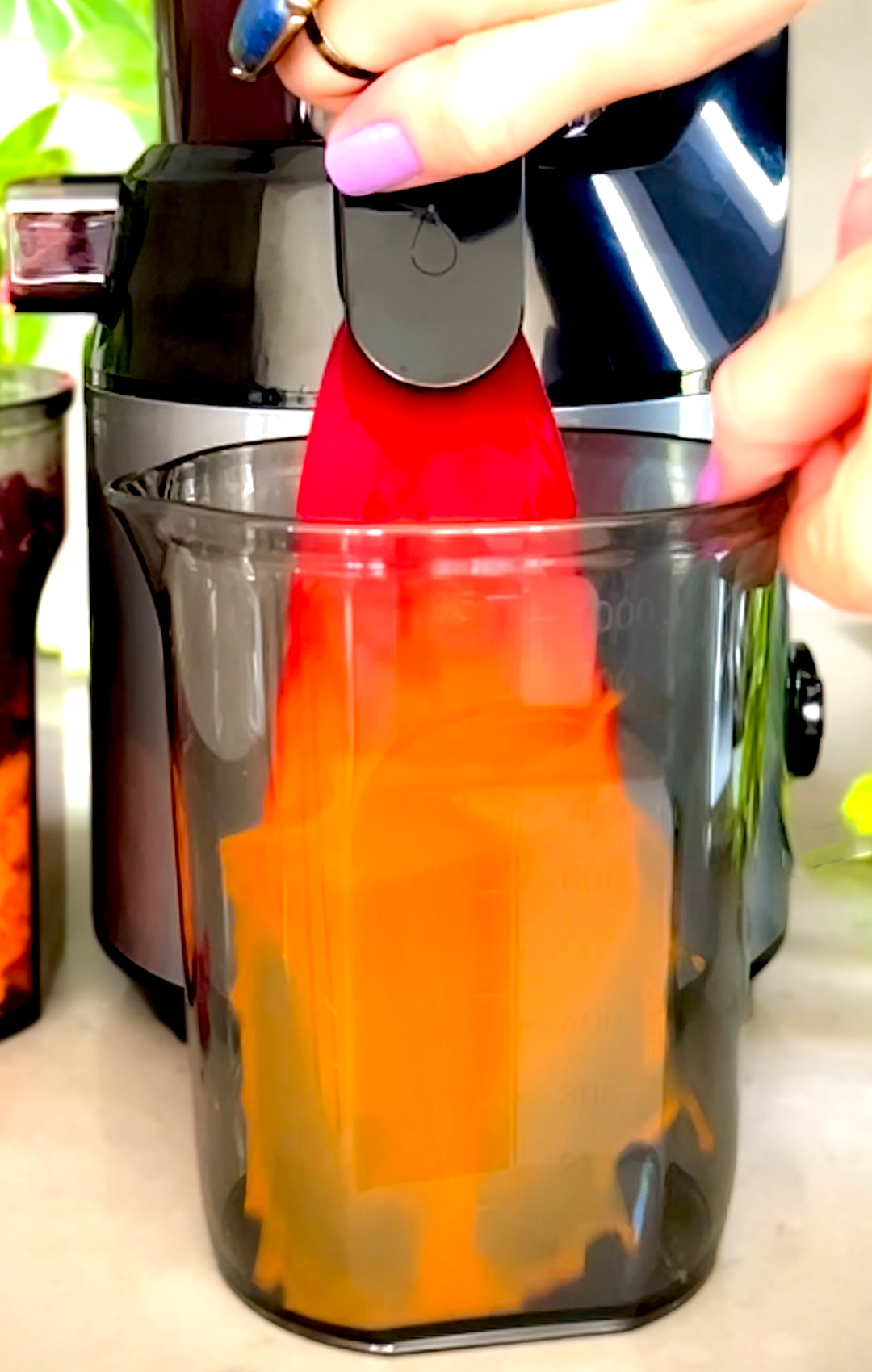 Fresh ingredients for morning detox juice: raw beetroot, carrots, celery sticks, ginger root, and lime