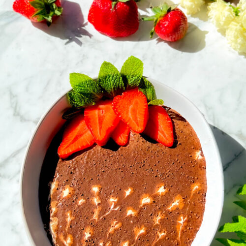 Weight Loss Recipe Sugar- Free Chocolate Chia Pudding, creamy, crunchy, and chocolaty texture, low carb & Vegan