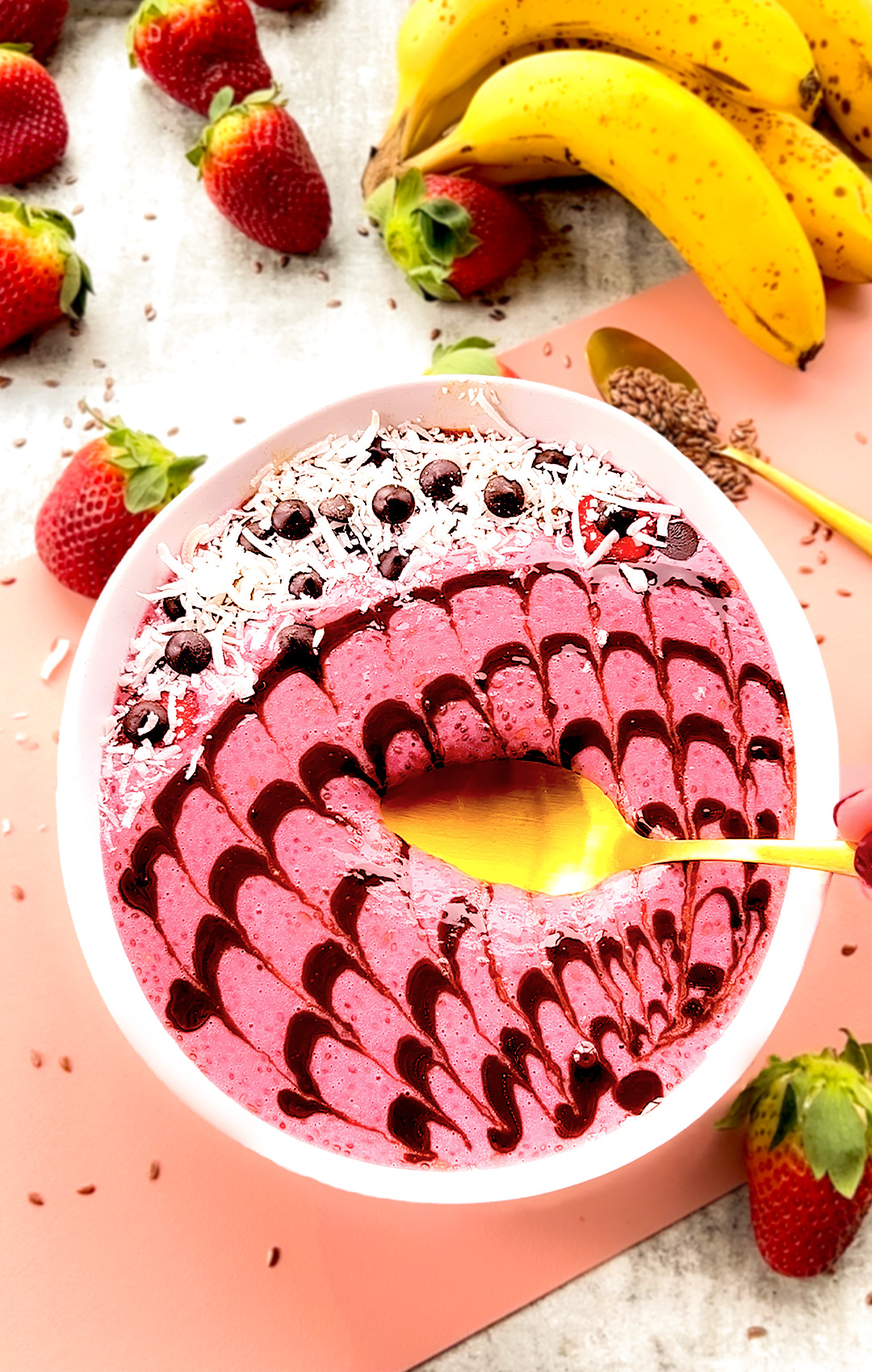 Strawberry Banana Chia Pudding 1