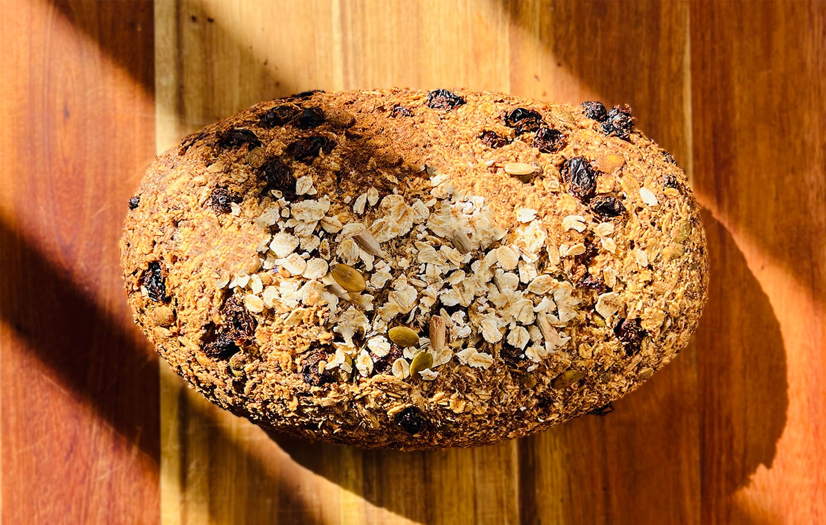 Baked cottage cheese oat bread loaf, Fresh comes out of the oven- high-protein, Gluten free