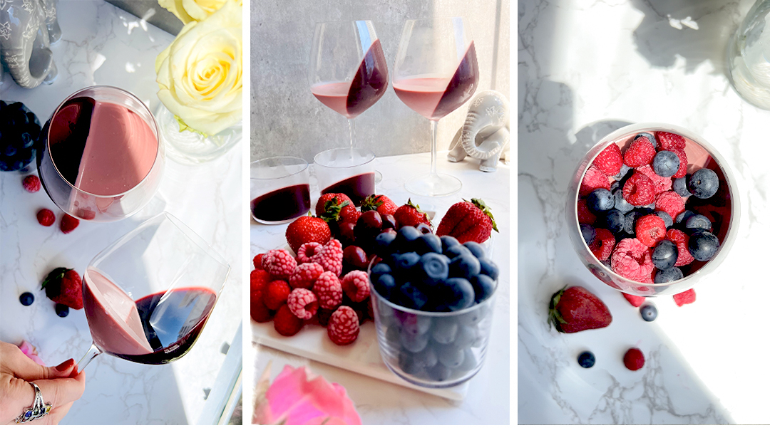 Fresh berries are added on top of the flummery layer inside the glass, creating colourful, vibrant layers,. This step brings natural sweetness, texture, and freshness to the dessert. Gluten free, low carb friendly, and naturally sweetened.