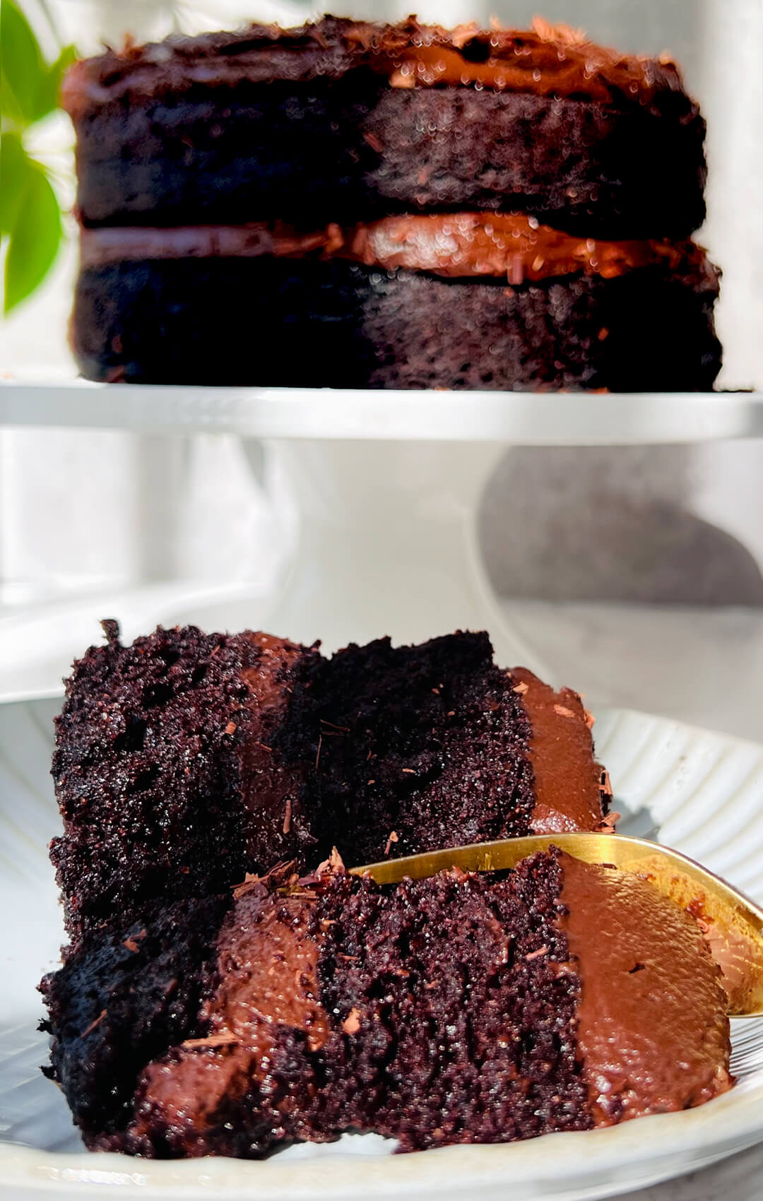 03 moist paleo chocolate cake texture close