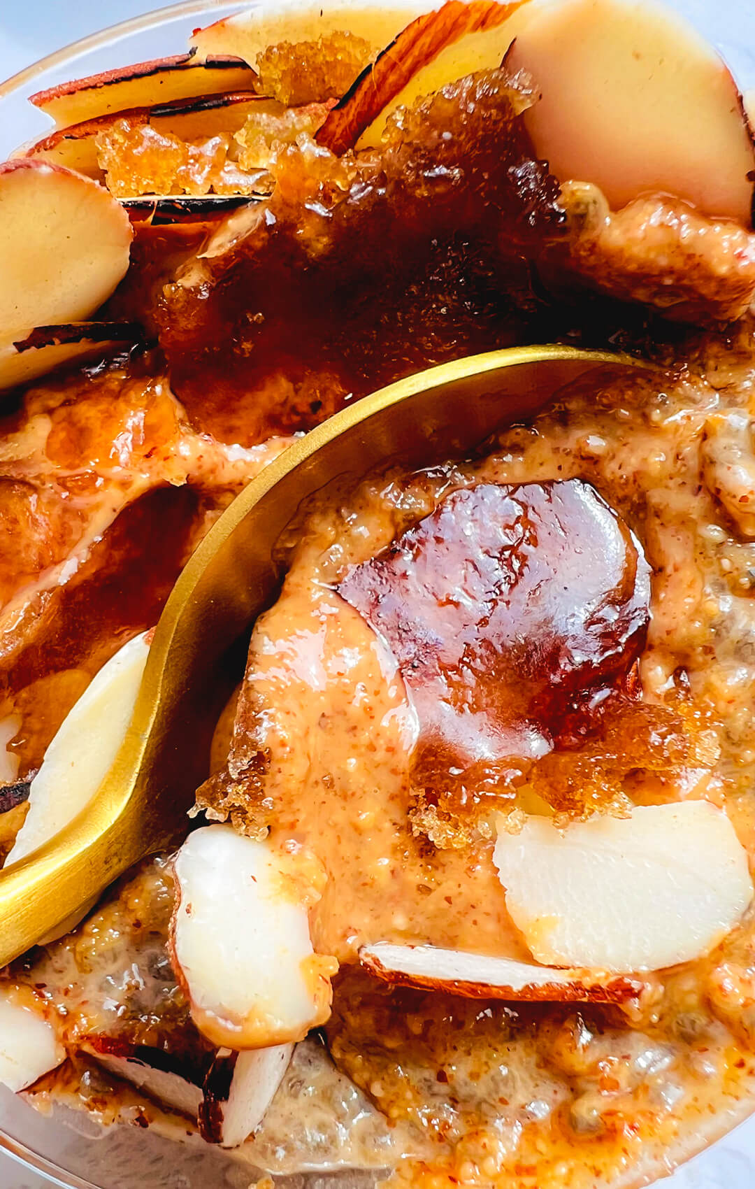 10 almond butter chia pudding brulee
