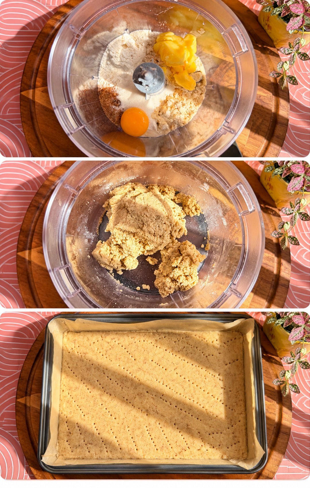 almond jam crunch cookie corners step 1 almond cookie base
