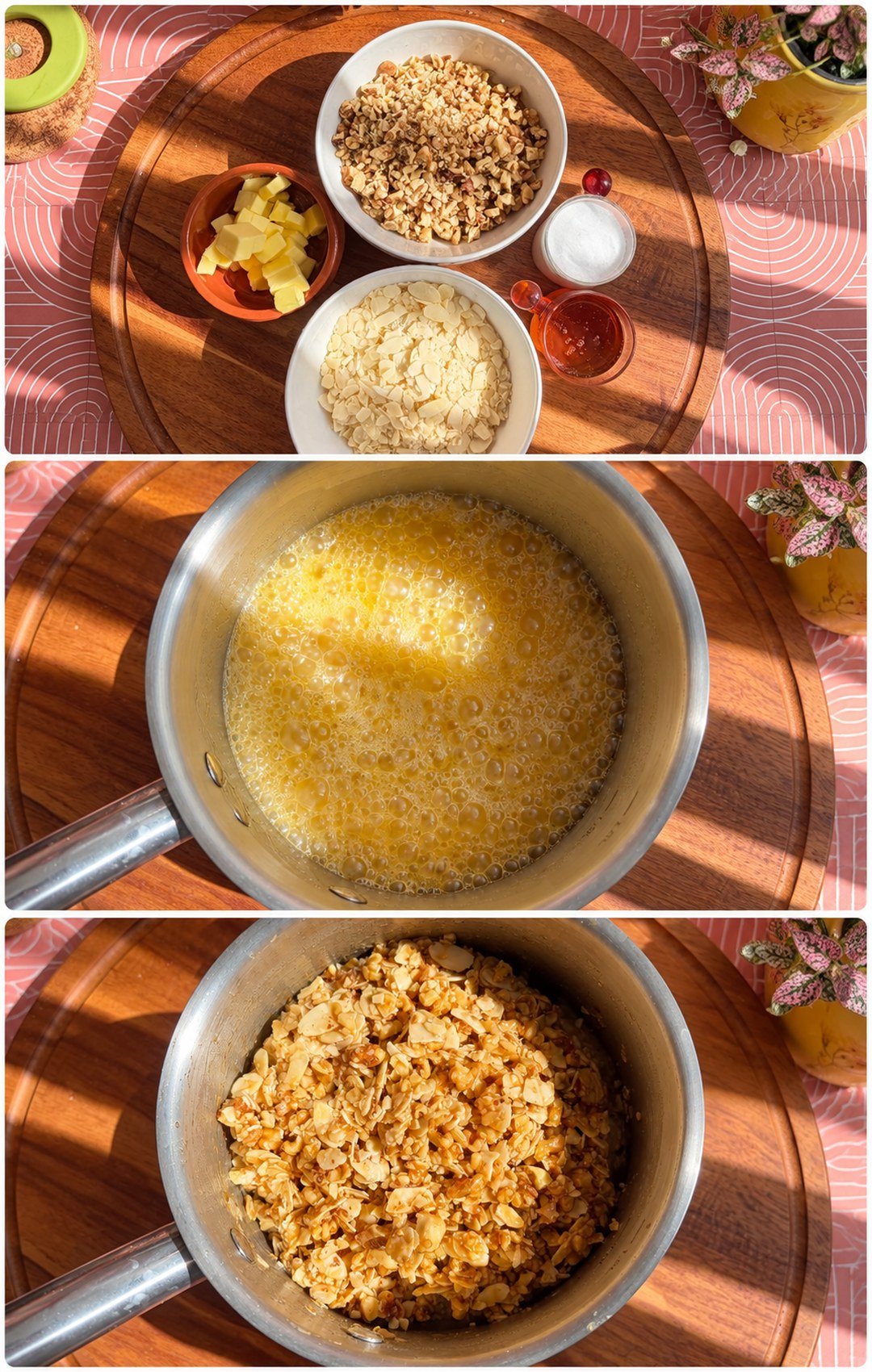 almond jam crunch cookie corners step 2 crunchy nut topping