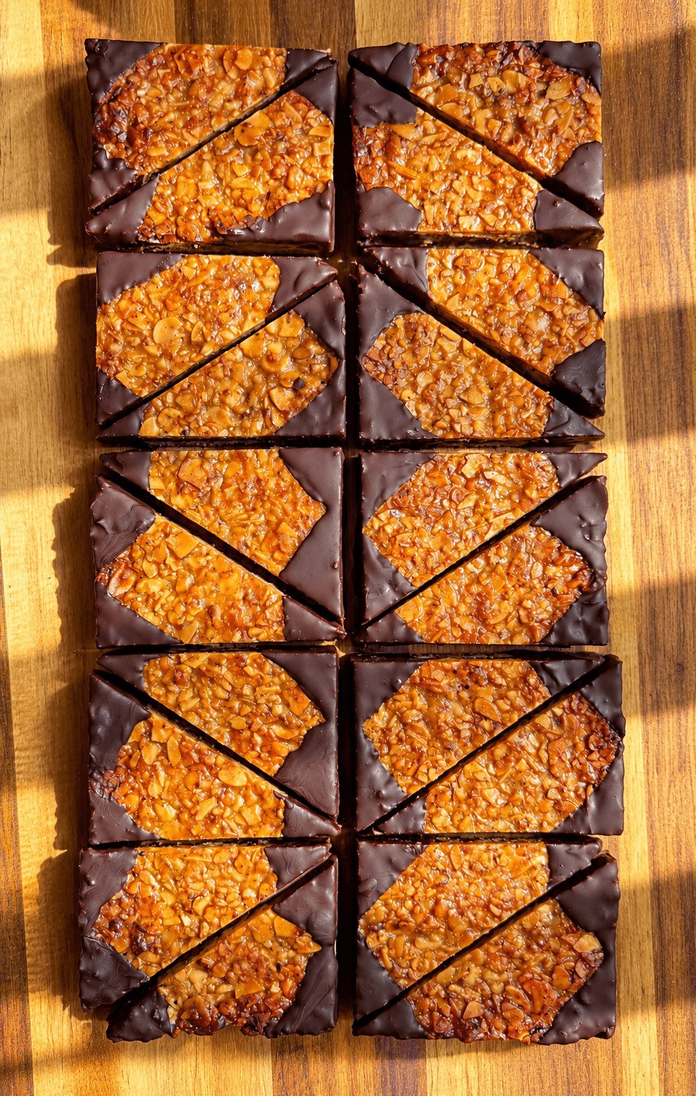 almond jam crunch corners healthy german nussecken